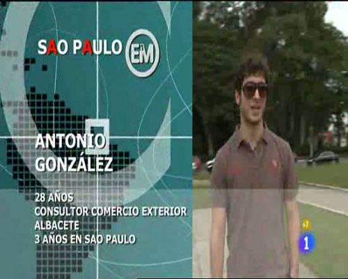 Españoles en el mundo - Sao Paulo - Antonio