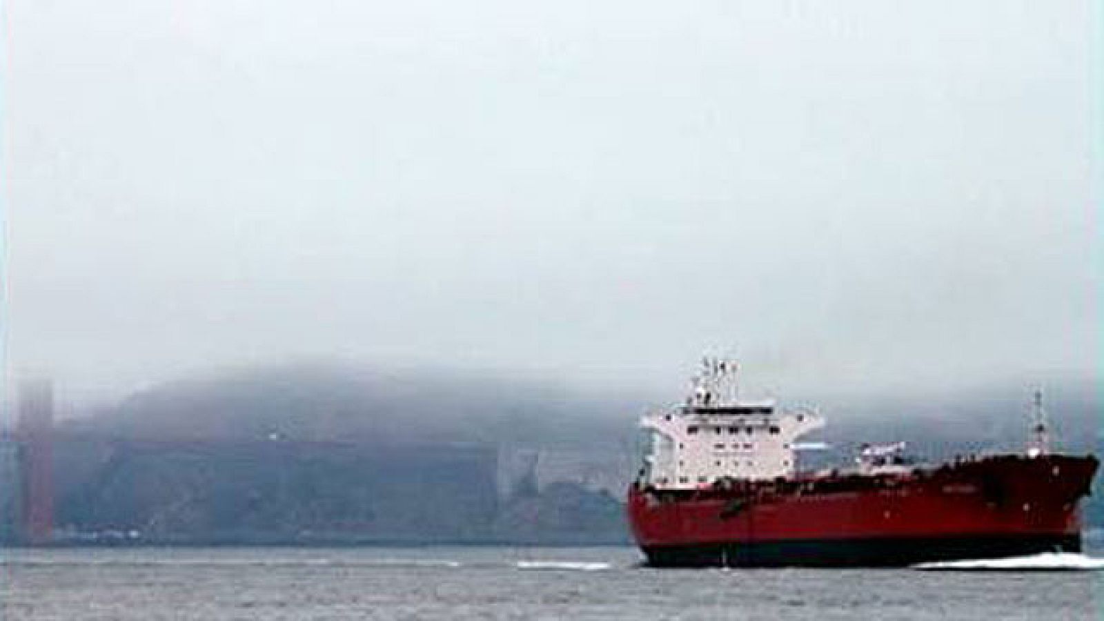 Es una fotografía del "Mattheos 1", el petrolero chipiotra secuestrado en el Golfo de Guinea