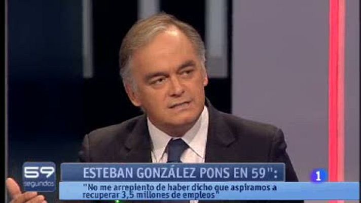 59 segundos - Pons y los 3,5 millones de empleos