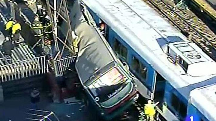 Telediario 1 - Un nuevo accidente de tren en Argentina deja 90 heridos