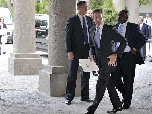 Telediario 1 - Reunión del Eurogrupo sobre Grecia