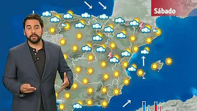 Temperaturas en descenso en el centro y el norte