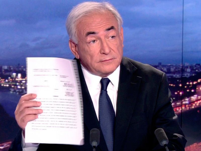 La entrevista a Strauss-Kahn, portada en Francia