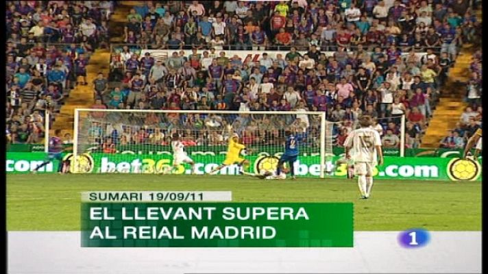 L'informatiu - Comunitat Valenciana - Comunidad Valenciana en 2' - 19/09/11