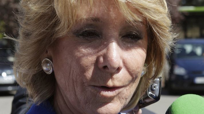 Telediario 1 - Reflexión de Aguirre ante la huelga