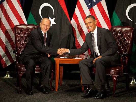 Telediario 1 - La nueva Libia ondea la bandera tricolor en la ONU