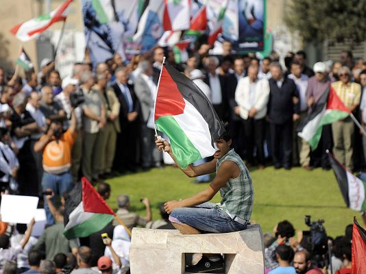 Telediario 1 - Las negociaciones continúan en la ONU sobre el futuro de Palestina