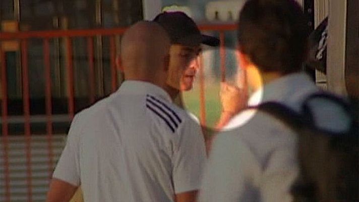 Telediario 1 - La 'peineta' de Cristiano Ronaldo en Santander
