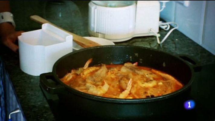 Destino: España - Cola de rape y gambas a la marinera