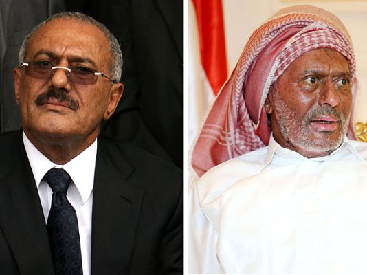 Telediario 1 - El presidente Saleh regresa a Yemen tras más de tres meses en Arabia Saudí