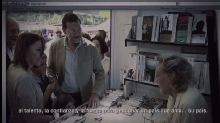 Telediario 1 - Borrado el video de Rajoy