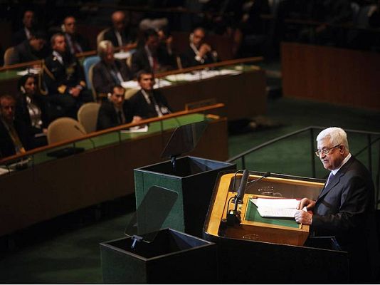 Telediario 1 - Discursos de Abás y Netanyahu en la ONU