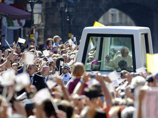 Telediario 1 - Visita del Papa en Alemania