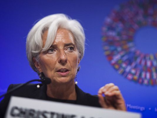 Telediario 1 - FMI pide medidas urgentes