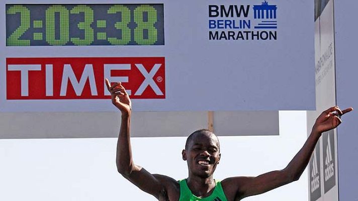 Telediario 1 - Nuevo récord del mundo de maratón