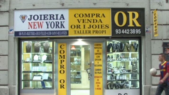 Telediario 1 - Compra-venta de oro