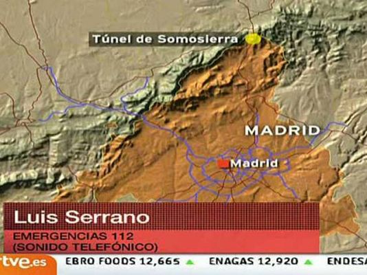 Informativo 24h - El túnel de Somosierra cortado en ambos sentidos por el incendio de un camión