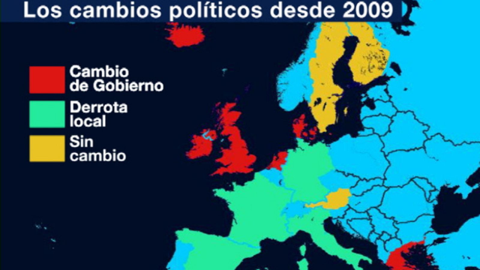 La crisis pasa factura al poder de toda Europa