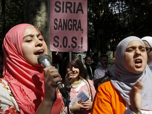 Telediario 1 - Las mujeres en las revueltas árabes