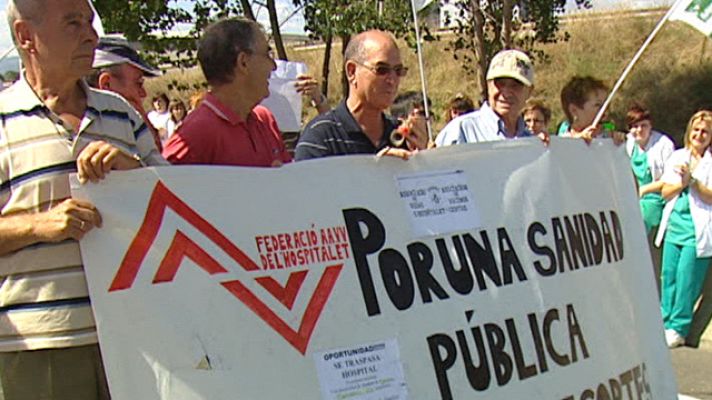 Telediario 1 - Continúan los recortes de sanidad