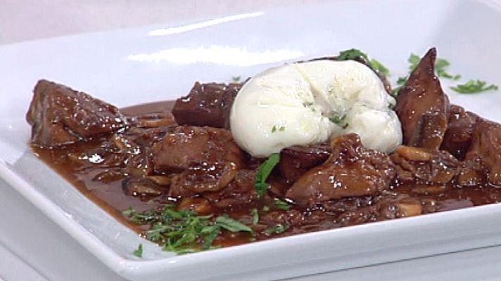 RTVE Cocina - Huevos escalfados con higaditos