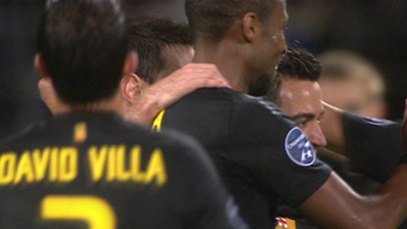 Lionel Messi ha sido el autor del tercer tanto del FC Barcelona en Borisov, en un error del portero local aprovechado al rechace por el argentino.