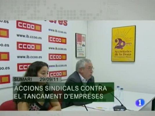 Informatiu Balear - Les Illes Balears en 2' - 29/09/11