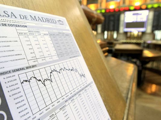 Telediario 1 - Mes de pérdidas en las bolsas