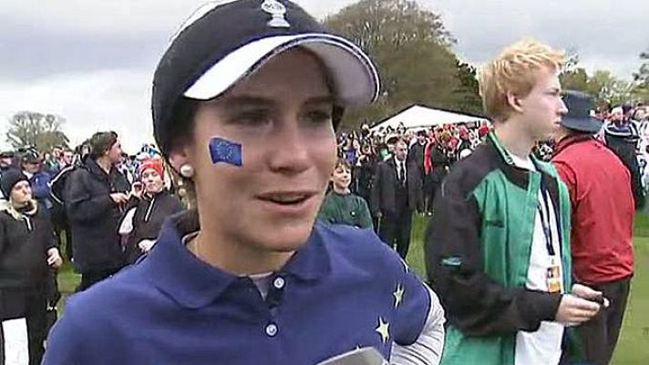 Telediario 1 - Azahara Muñoz,un referente del golf