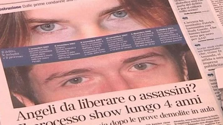 Telediario 1 - Juicio por el 'crimen de Perugia'