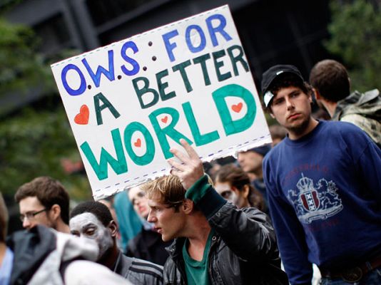 Telediario 1 - Movimiento "Ocupemos Wall Stret"