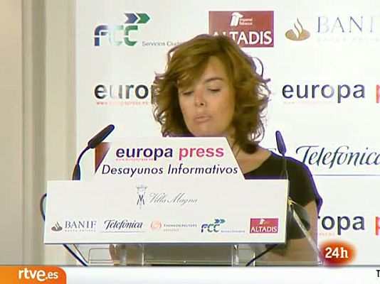  - Soraya Sáenz de Santamaría anuncia una "profunda reforma" del Banco de España si ganan
