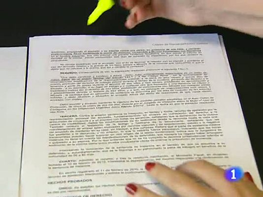 Telediario 1 - Ley de Violencia de Género