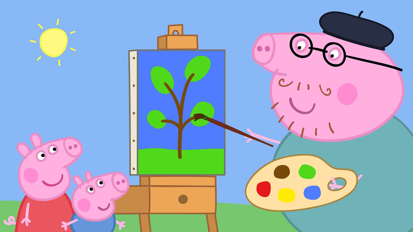 Peppa Pig - Pintando un cuadro - RTVE.es - Peppa Pig | Ver