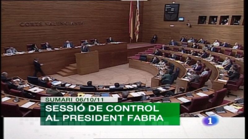 L'Informatiu-Comunitat Valenciana - 06/10/11 - Ver ahora