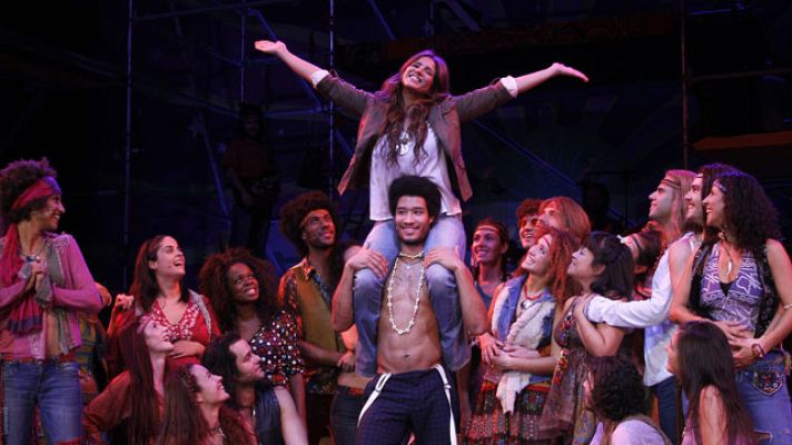 Telediario 1 - "Hair" aterriza en Madrid