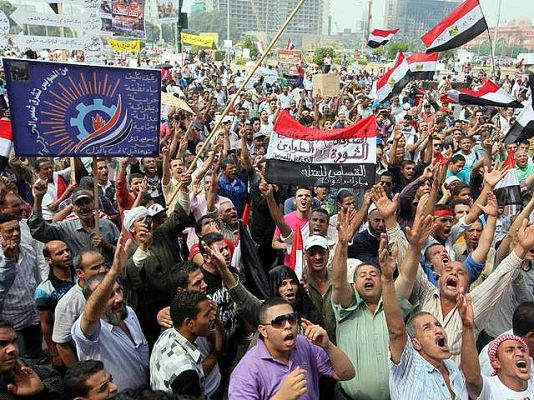 Telediario 1 - La primavera árabe, favorita para el Nobel de la Paz 2011