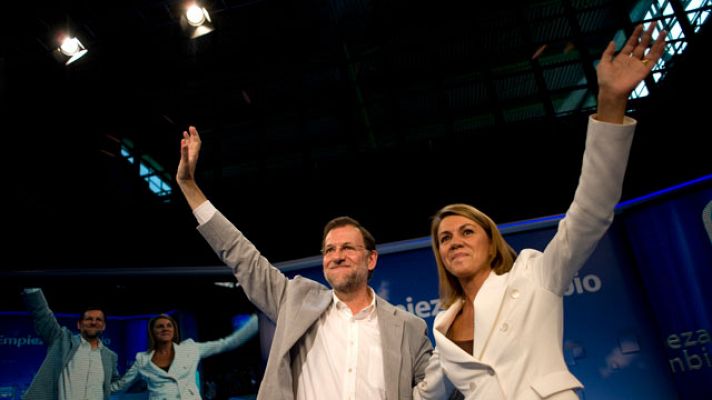 Telediario 1 - Cospedal, crítica con Rubalcaba