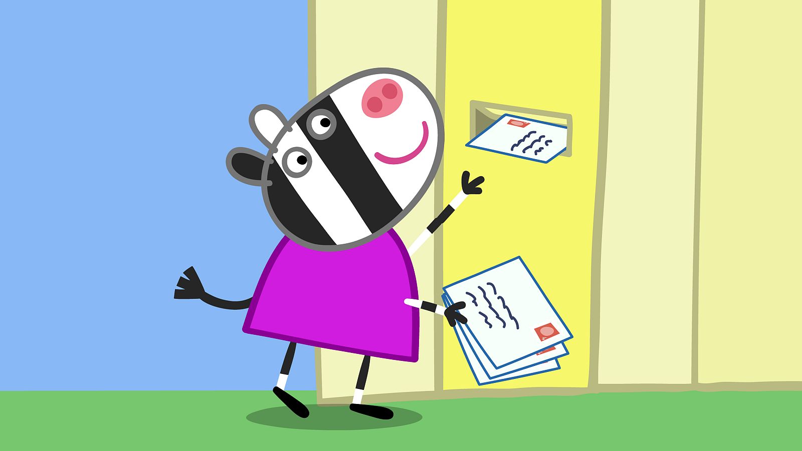 Peppa Pig - Zoë zebra, la hija del cartero - RTVE.es - Peppa Pig | Ver