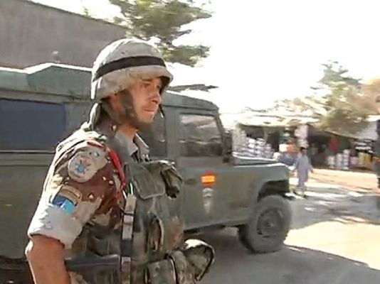 Telediario 1 - Participación española en Afganistán