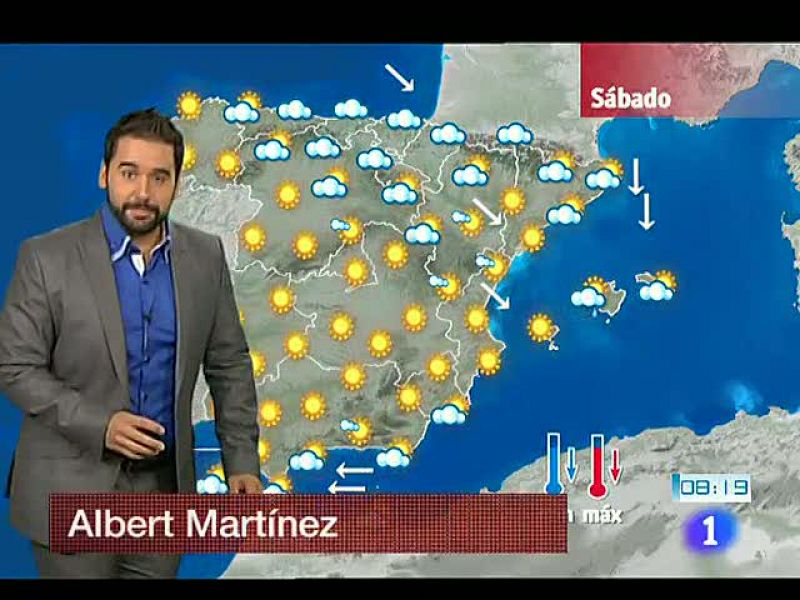 Viento, descenso de las temperaturas y lluvias en el norte - El tiempo | Ver