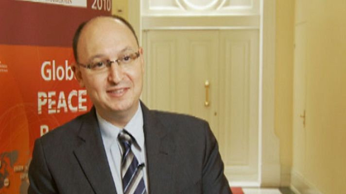 Telediario 1 - El TD2  gana el Global Peace Award