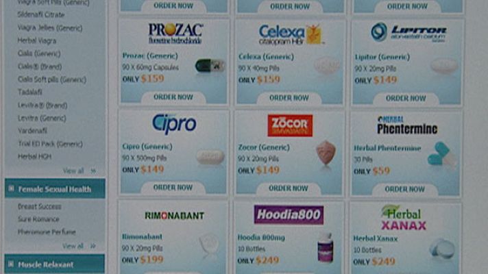 Telediario 1 - Medicamentos falsos en España