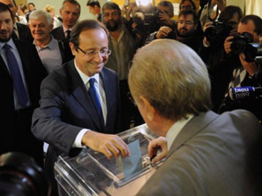 Telediario 1 - Elecciones primarias en Francia