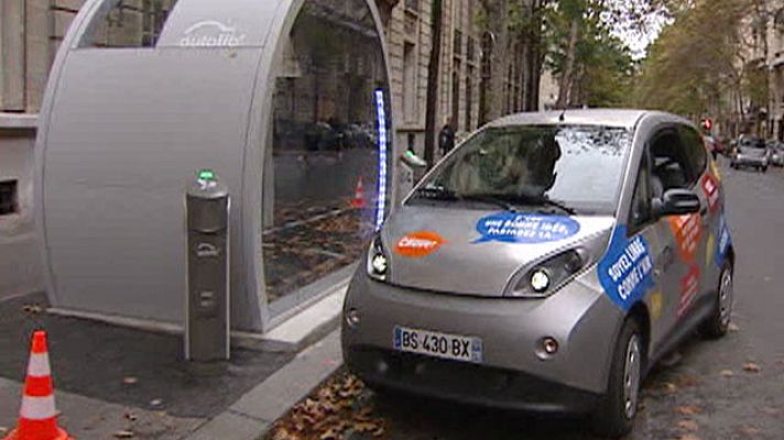 Telediario 1 - Alquiler de coches eléctricos