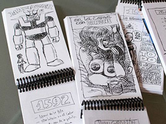 El cómic en RTVE.es - Video promocional de 'Reunión, el cuaderno de bocetos de Manel Fontdevila'