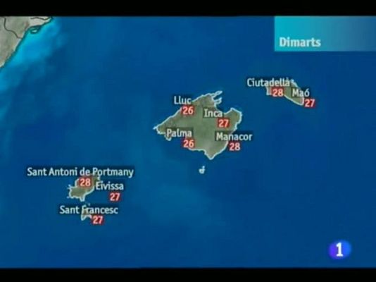 Informatiu Balear - El temps a les Illes Balears - 11/10/11