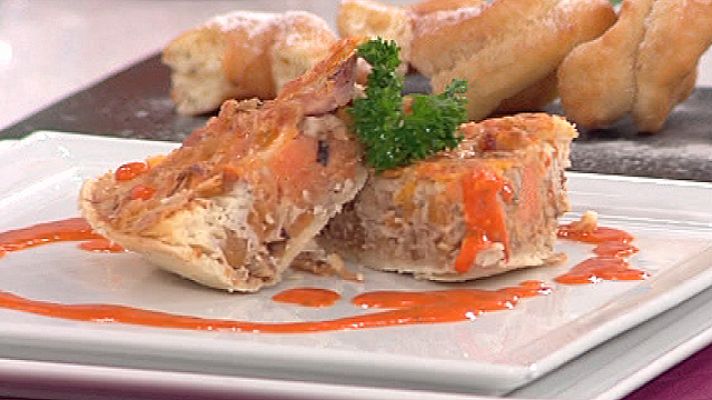 RTVE Cocina - Tarta de calabaza con salsa roja