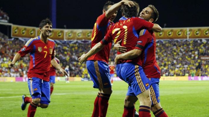 Telediario 1 - España lo borda ante Escocia