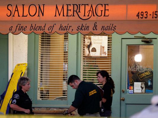 Telediario 1 - Ocho muertos y un herido en un tiroteo en un salón de belleza de California